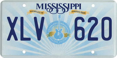 MS license plate XLV620