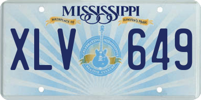 MS license plate XLV649