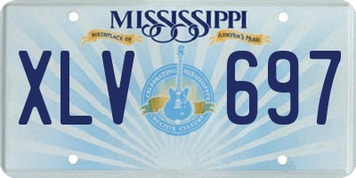 MS license plate XLV697