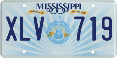 MS license plate XLV719