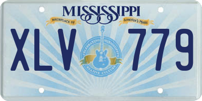 MS license plate XLV779