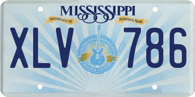 MS license plate XLV786