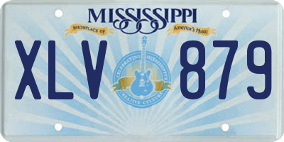 MS license plate XLV879