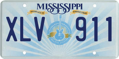 MS license plate XLV911