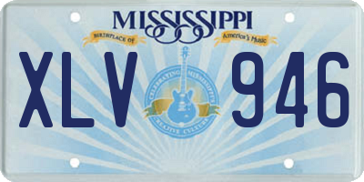 MS license plate XLV946