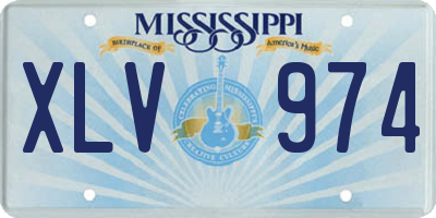 MS license plate XLV974