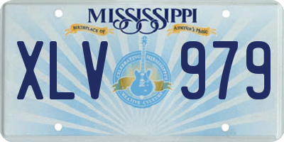 MS license plate XLV979