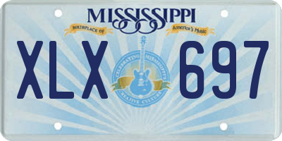 MS license plate XLX697