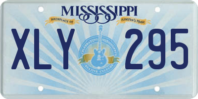 MS license plate XLY295