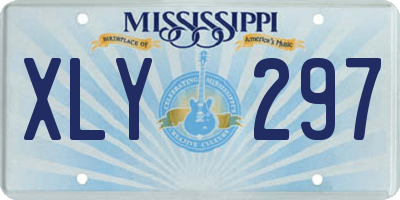 MS license plate XLY297
