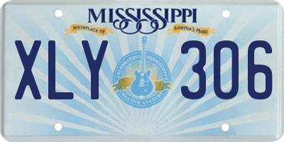 MS license plate XLY306