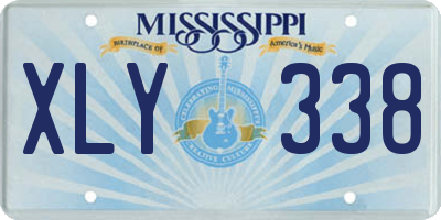 MS license plate XLY338