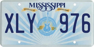 MS license plate XLY976