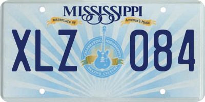 MS license plate XLZ084