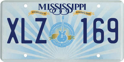MS license plate XLZ169