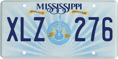 MS license plate XLZ276