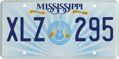 MS license plate XLZ295