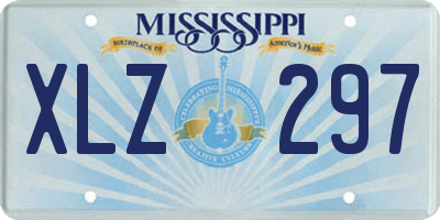 MS license plate XLZ297