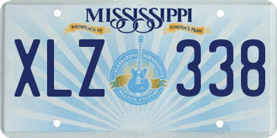 MS license plate XLZ338