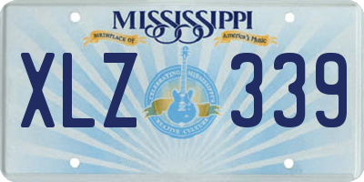 MS license plate XLZ339