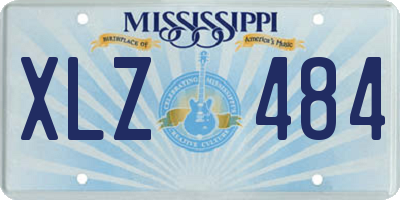MS license plate XLZ484