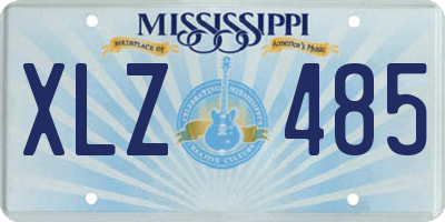 MS license plate XLZ485