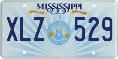 MS license plate XLZ529