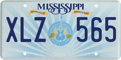 MS license plate XLZ565