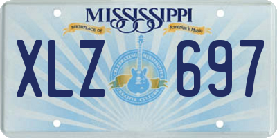MS license plate XLZ697