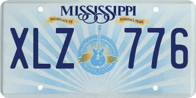 MS license plate XLZ776