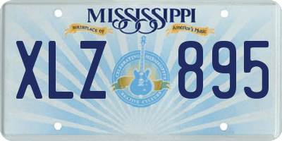 MS license plate XLZ895
