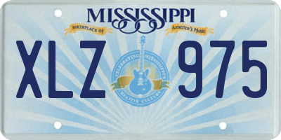 MS license plate XLZ975