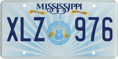 MS license plate XLZ976
