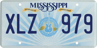 MS license plate XLZ979