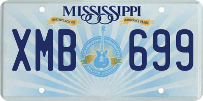 MS license plate XMB699