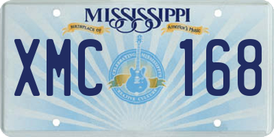 MS license plate XMC168