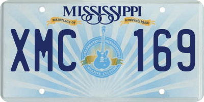 MS license plate XMC169