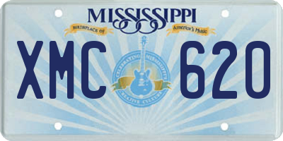 MS license plate XMC620