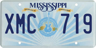 MS license plate XMC719