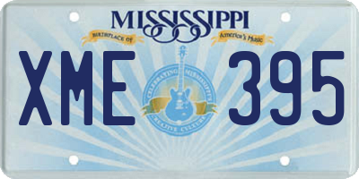 MS license plate XME395