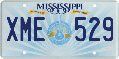 MS license plate XME529