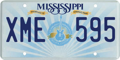 MS license plate XME595