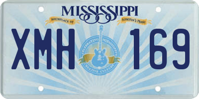 MS license plate XMH169