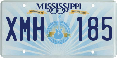 MS license plate XMH185