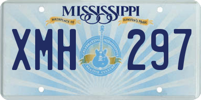 MS license plate XMH297