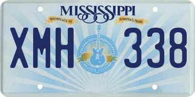 MS license plate XMH338