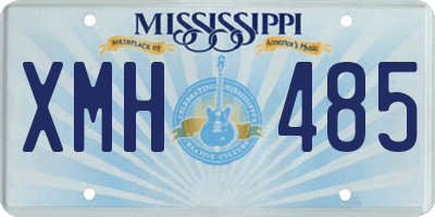 MS license plate XMH485