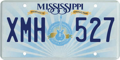 MS license plate XMH527
