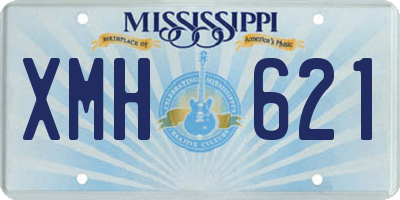 MS license plate XMH621
