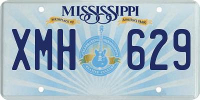 MS license plate XMH629